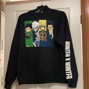 Hunter X Hunter anime hoodie black size XL